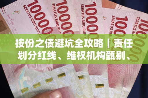 北京按份之债避坑全攻略｜责任划分红线、维权机构甄别、纠纷处理全流程拆解