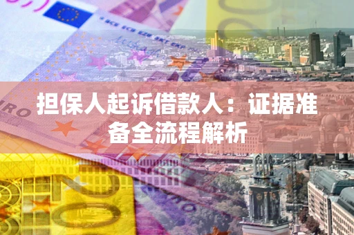 北京担保人起诉借款人：证据准备全流程解析